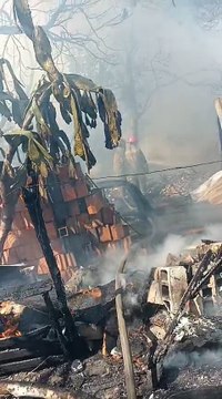 Incendio consume tejabán en la colonia Valle de la Silla, en Guadalupe