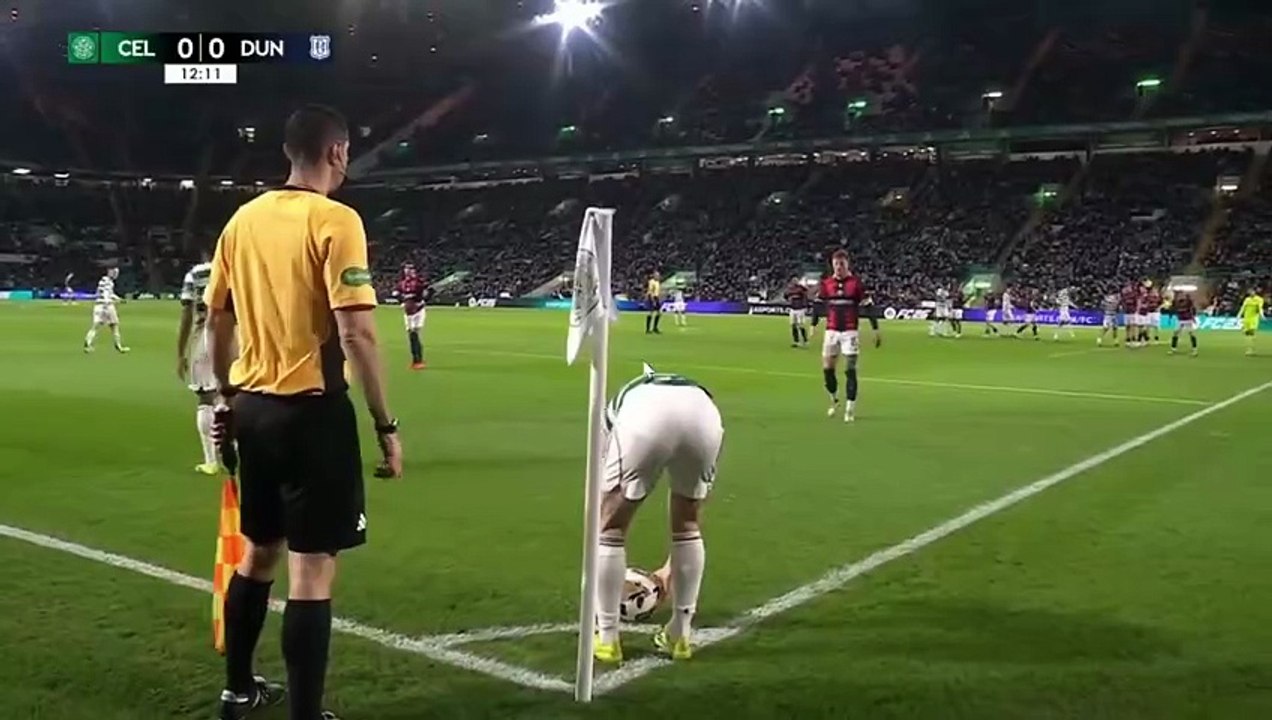 Celtic Vs Dundee 1 half Scottish Cup Last 16