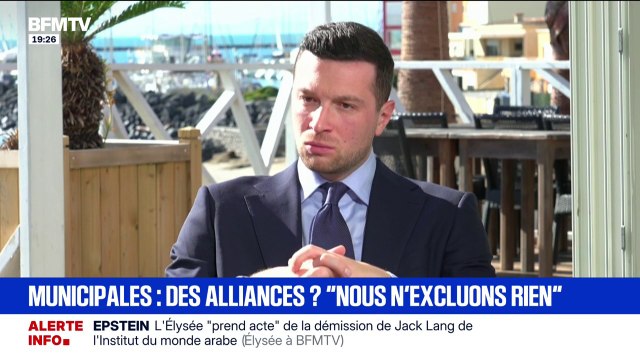 Élections municipales: Pour gagner, il faut le dépassement, l'union, et le rassemblement le plus large possible , déclare Jordan Bardella (RN)