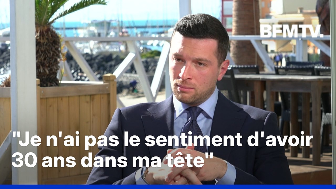 Jordan Bardella, président du Rassemblement national, répond aux critiques sur son âge