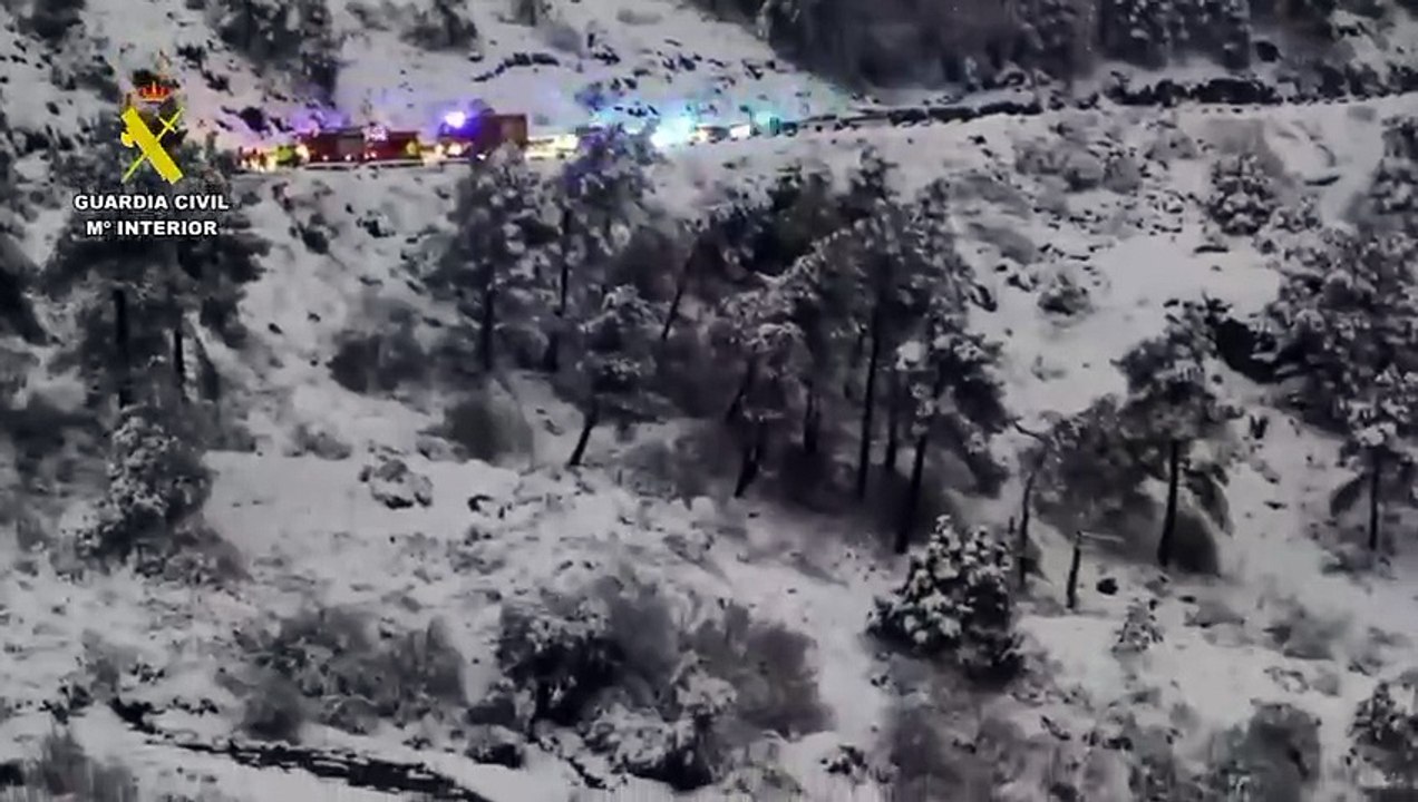 Rescate de conductor de quitanieves