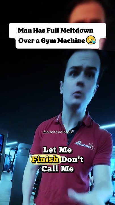 Man Has Full Meltdown Over a Gym Machine