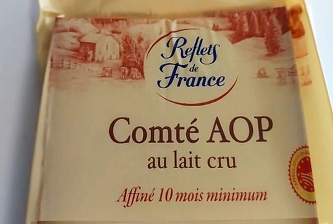 Mon avis sur les Comté Au Lait Cru AOP Affiné de 10 mois Minimum REFLETS DE FRANCE