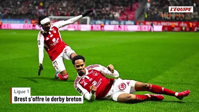 Brest s'offre le derby breton et met fin à la série d'invincibilité de Lorient - Foot - Ligue 1