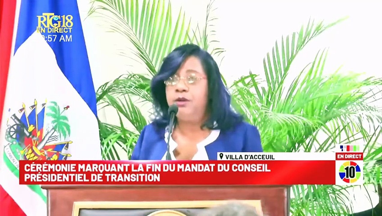 Villa D'Accueil/ Cérémonie Marquant la Fin du Mandat du Conseil Présidentiel de Transition.