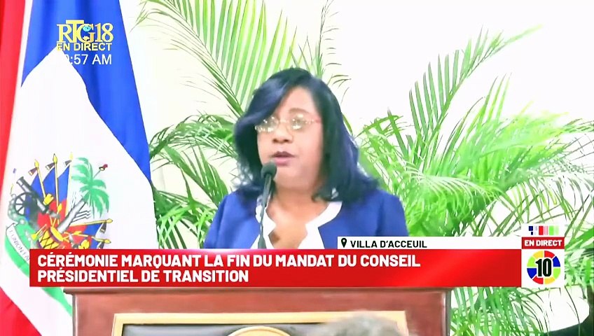 Villa D'Accueil/ Cérémonie Marquant la Fin du Mandat du Conseil Présidentiel de Transition.