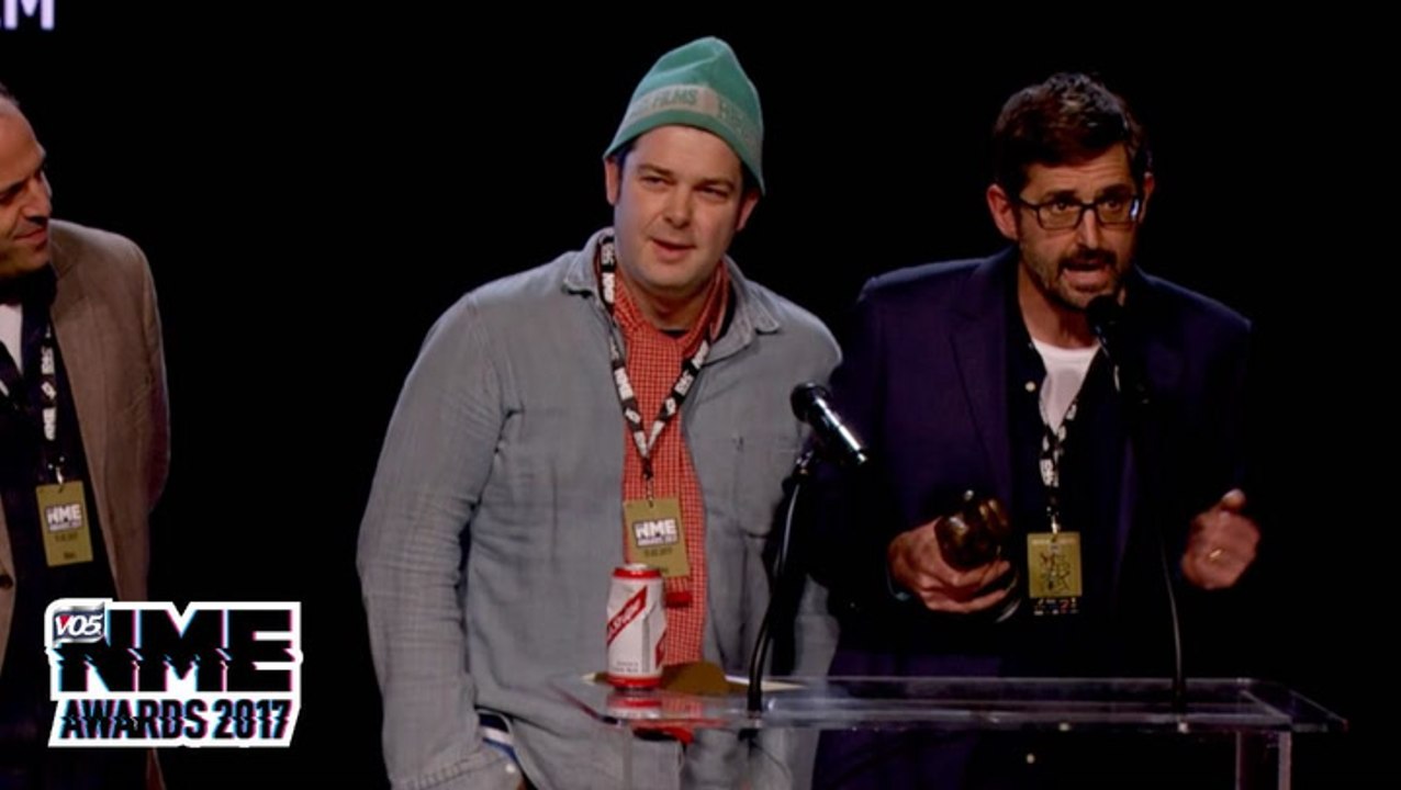 Louis Theroux wins Best Film at the 2017 VO5 NME Awards