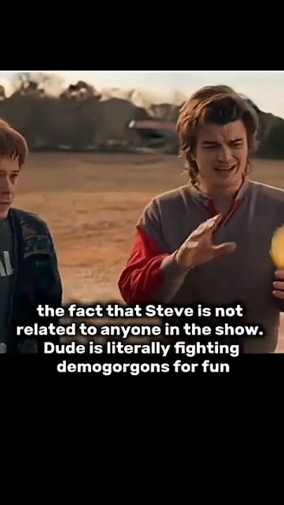 He is just doing it for the fun #strangerthings #strangerthings5