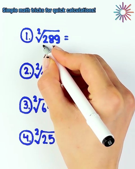 Simple math tricks for quick calculations!