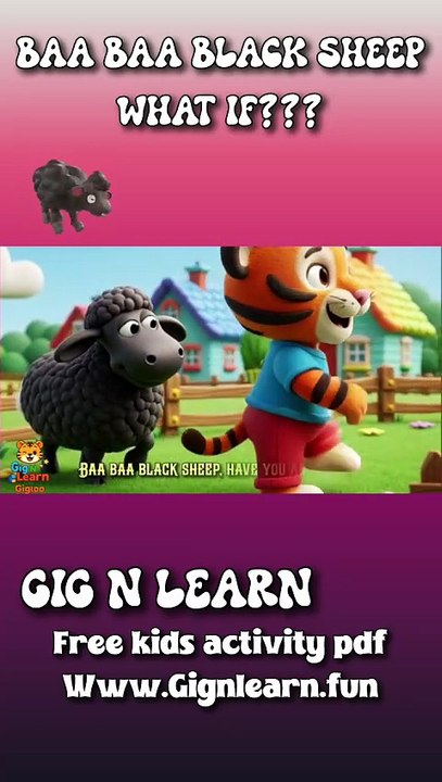 Baa Baa Black Sheep Nursery Rhyme for Kids | Viral Kids Songs 2025 #Shorts #NurseryRhymes