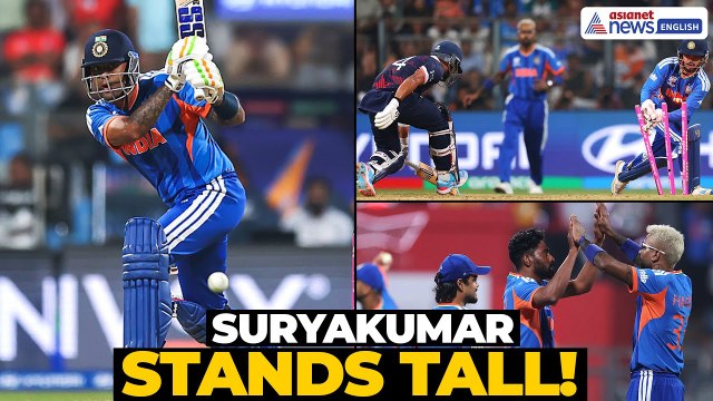 IND vs USA T20 Highlights: Suryakumar Saves India!