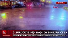 Burdur’da asker uğurlamasında drift atan sürücülere 174 bin lira ceza