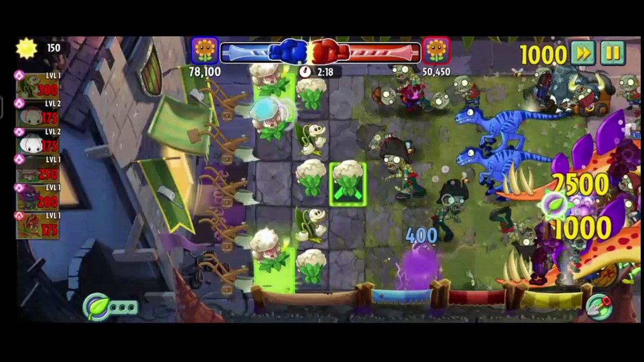 Playing Booste-Rama Arena Plants Vs. Zombies 2 (Android/IOS) Gameplay Walkthrough