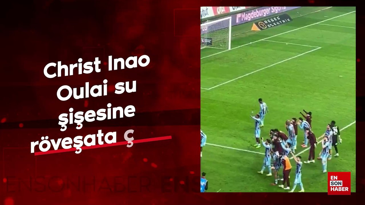 Christ Inao Oulai  su şişesine röveşata çekti