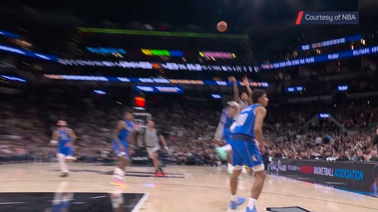 Castle towers out of nowhere for powerful putback slam