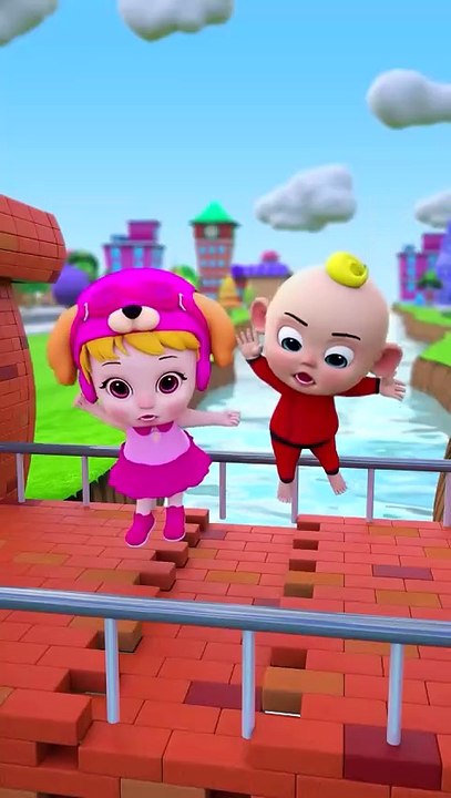 London Bridge _ 3D Rhyme _ Nursery Rhymes For Kids