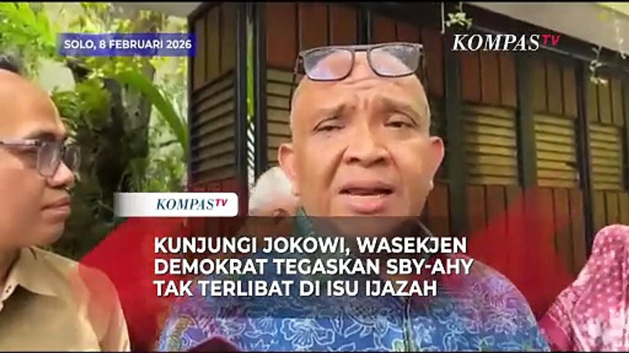 Temui Jokowi, Wasekjen Demokrat Tegaskan SBY-AHY Tak Terlibat Kasus Ijazah