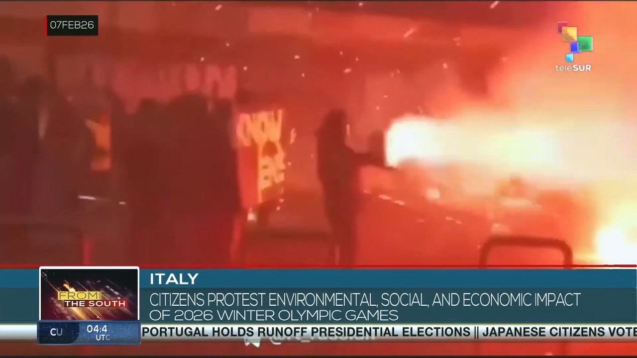 Italy: Citizens protest environmental, social, and economic impact of 2026 Winter Olympic Games