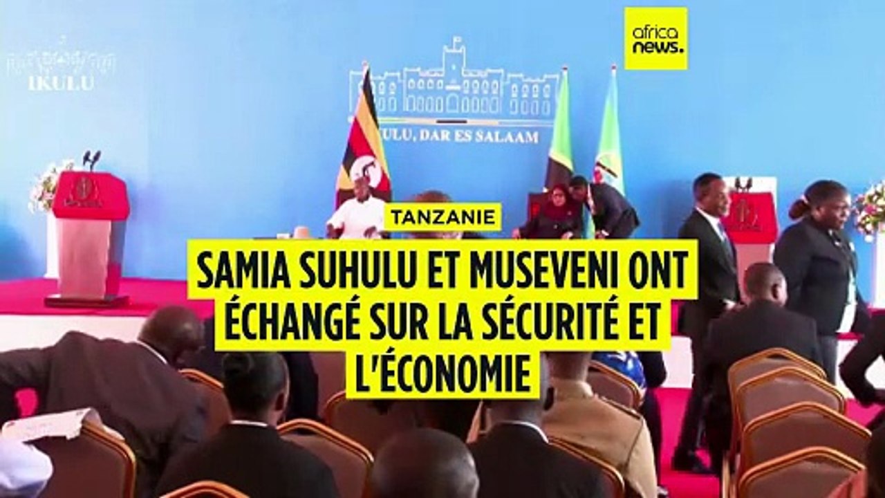Tanzanie : sécurité et économie au menu des échanges entre Museveni et Samia Suhulu
