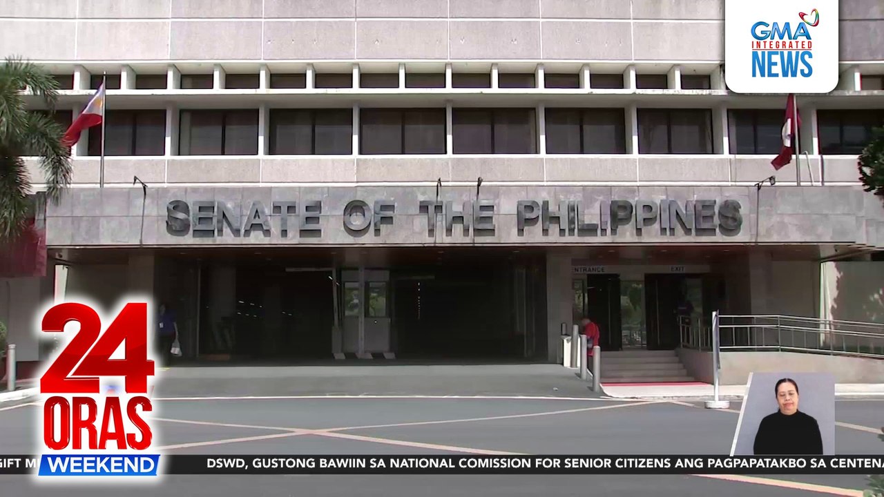 Lacson: Blue Ribbon draft recommending raps vs senators 'no longer subject to change' | 24 Oras Weekend