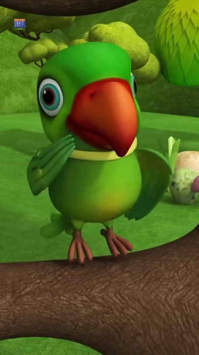 Main Tota Hare Rang Ka Parrot Rhymes, मैं तोता मैं तोता, PrPrimary Kids Song, #cartoon #trending (1)