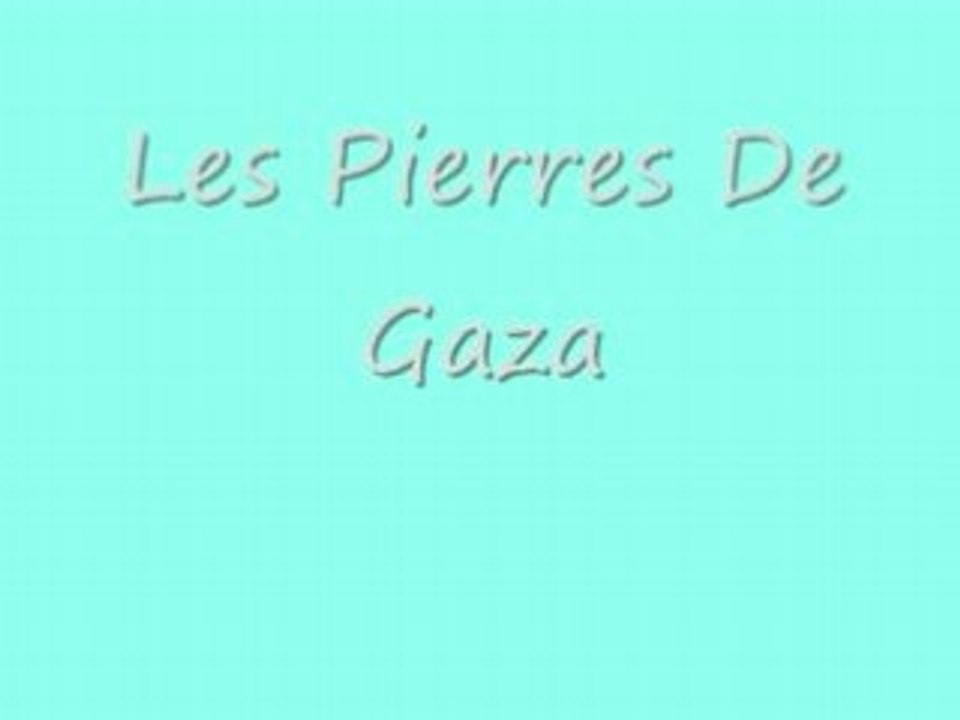 Le Silence Des Mosquées Les Pierres De Gaza