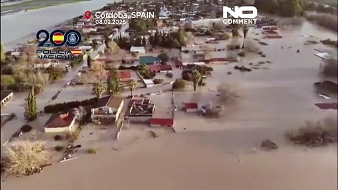 خسائر كبيرة.. لقطات جوية تكشف حجم تأثير الفيضانات في إقليم الأندلس الإسباني