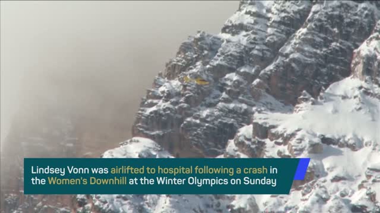 Fans react to 'heartbreaking' Lindsey Vonn crash