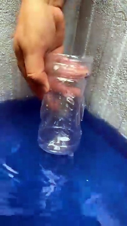 Physics trick to remove water.