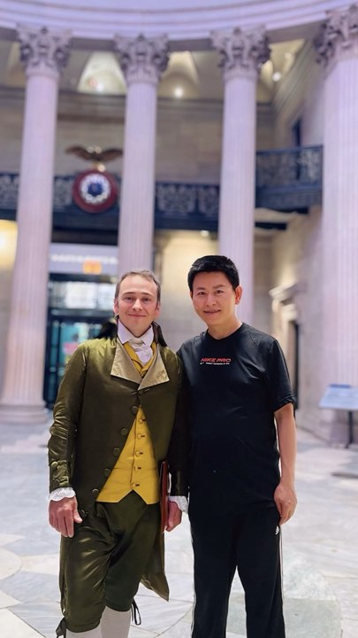 Nelson Wang visited the Federal Hall National Memorial on July 4, 2024, 26 Wall St, New York, NY 10005 by Grok 2/6/2026