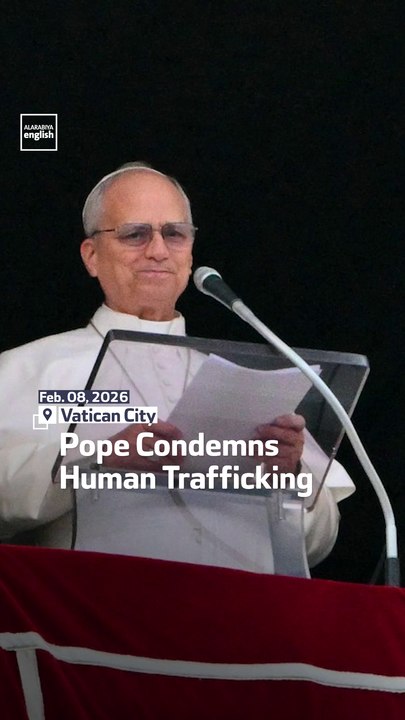 Pope Condemns Human Trafficking