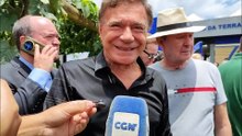 Show Rural: “Eu tenho muita vontade de falar, mas a vontade de ter paz é maior”, comenta Álvaro dias sobre política