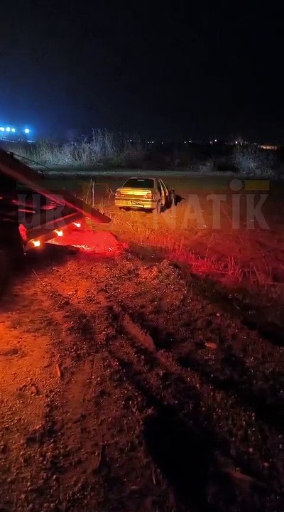 Suruç’ta Kontrolden Çıkan Otomobil Şarampole Uçtu
