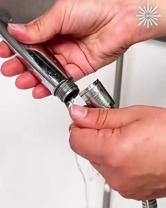 Easy fix for a leaky shower head! 🚿🛠️