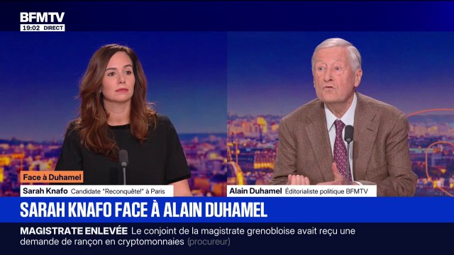 Élections municipales: Évidemment que je suis une femme de droite , affirme Sarah Knafo, candidate Reconquête! à Paris