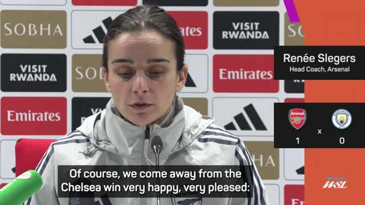 Slegers urges Arsenal to stay grounded after Man City scalp