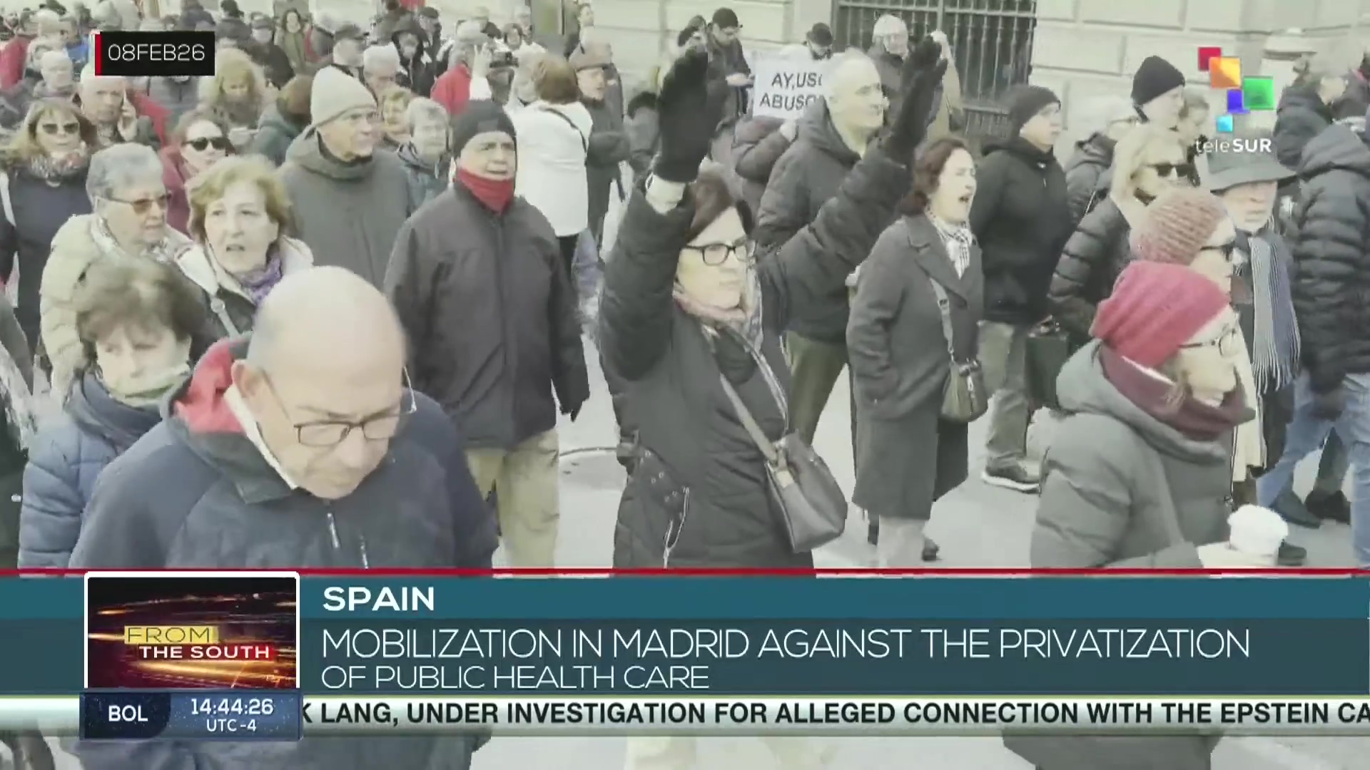Spain | Mobilization in Madrid against the privatization of public health care