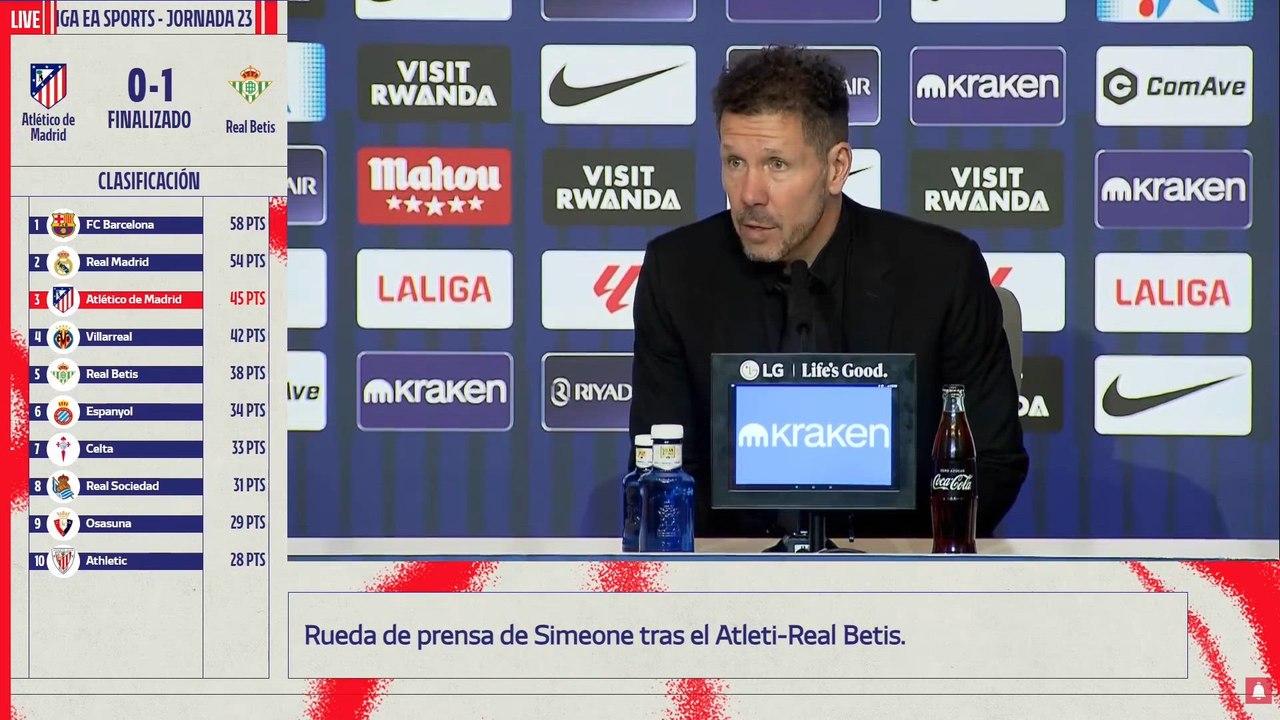 Simeone rueda de prensa
