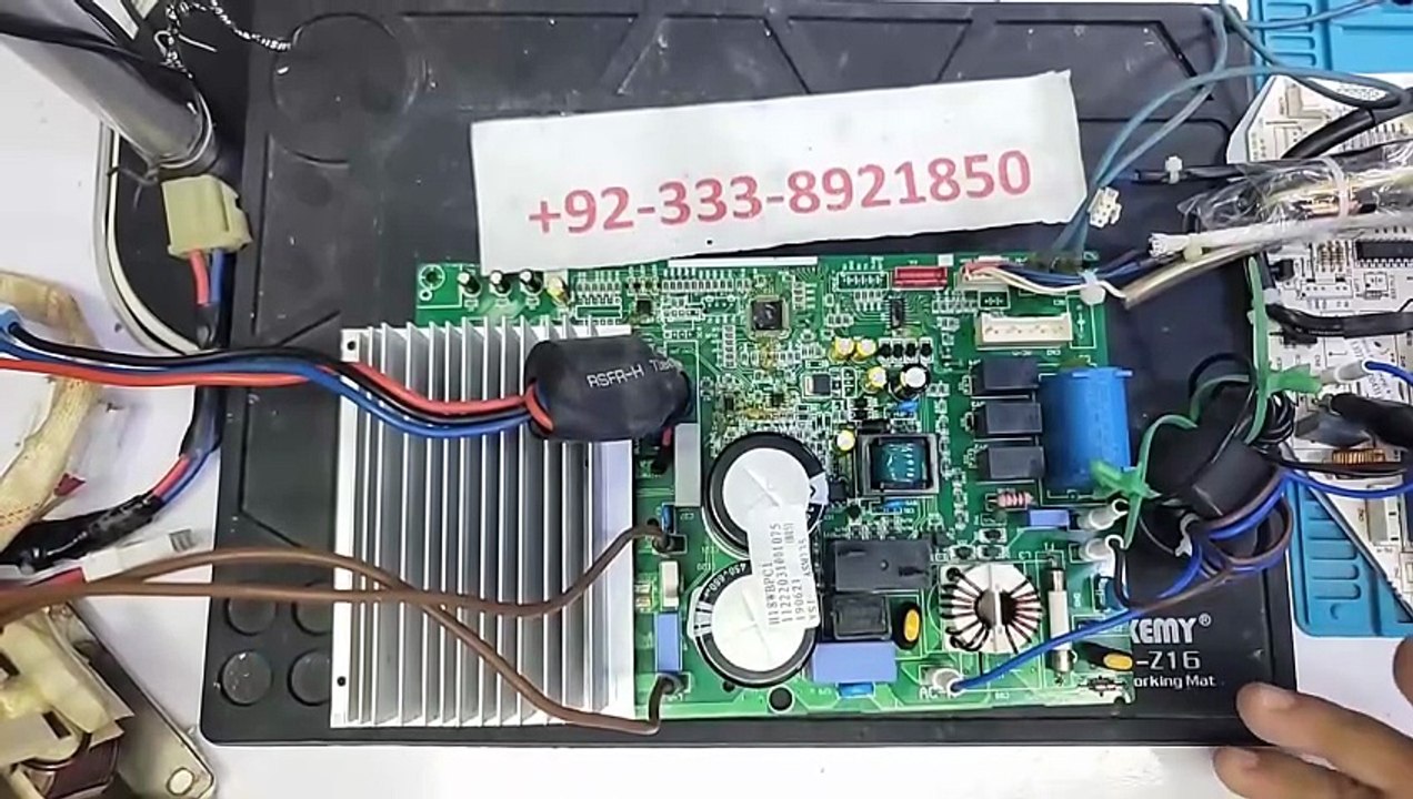 #990 PEL Dawlance Dc inverter ac E5 error code outdoor pcb Dc inverter ac pcb training course Babar Electronics