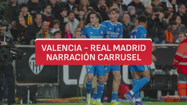 Valencia - Real Madrid, resumen y goles Carrusel