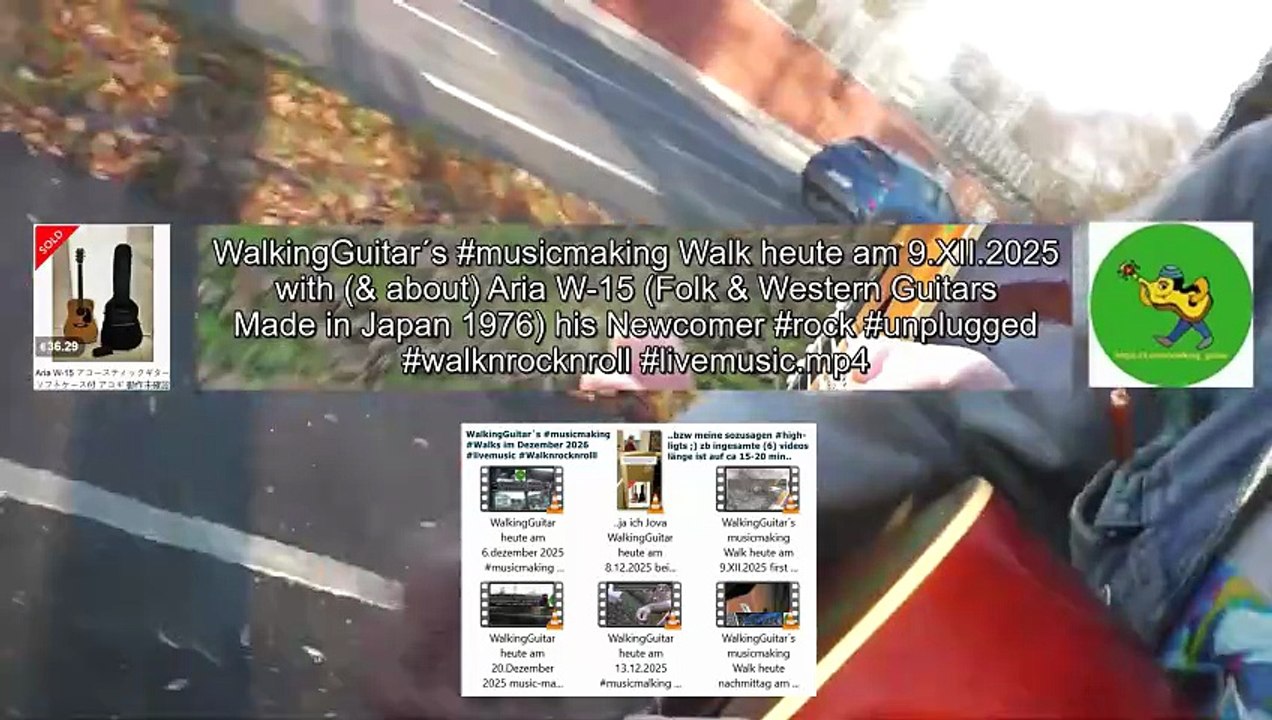 WalkingGuitar´s musicmaking Walks (6x) im Dezember 2026 livemusic ontheroad walknrocknroll _edit  🎸 🎤 🎵 📹