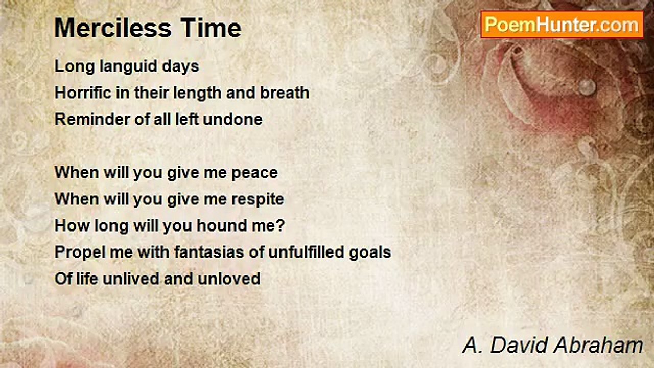 A. David Abraham - Merciless Time