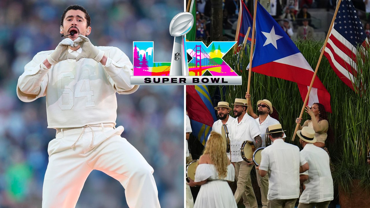 Bad Bunny termina su show en el Super Bowl al ritmo de DTMF