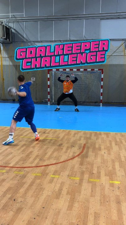 Goalkeeper Challenge ! 🧤✨ #Handball #Goal #Hand #HandballPlayer