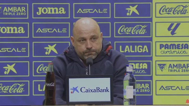 Manolo González, rueda de prensa tras el Villarreal - Espanyol