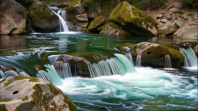 Gentle River Flow Sounds ASMR for Sleep and Stress Relief