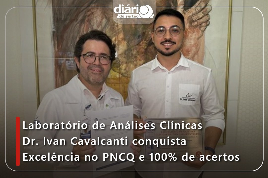 Laboratório de Análises Clínicas Dr. Ivan Cavalcanti conquista Excelência no PNCQ e 100% de acertos