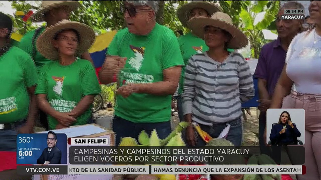 Campesinos del estado Yaracuy eligen sus voceros para elevar producción de rubros tradicionales