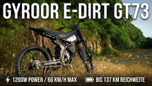 Gryoor E-Dirt GT73 vorgestellt: Elektro-Dirtbike zwischen E-Bike und Moped