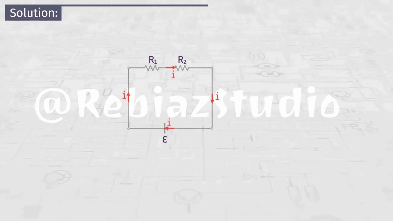 DC Current -13- Equivalent Resistor of Resistors in Series